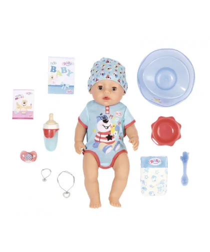 Zapf creation 827963 BABY born s kúzelným cumlíkom - chlapec 43 cm