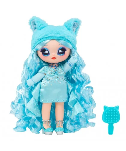 MGA 582502 Na! Na! Na! Surprise Sweetest Gems Dolls – Marina Tealstone (Aquamarine) narodeninová bábika