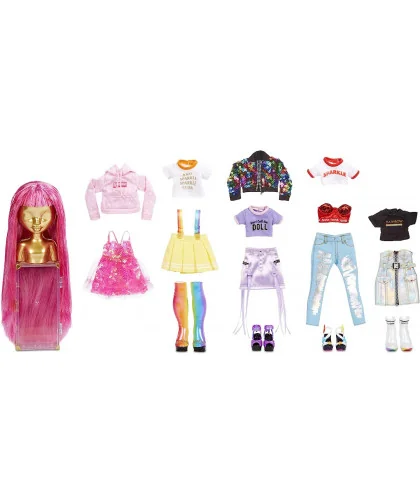Rainbow High 571049 Fashion Módny salón s bábikou Avery