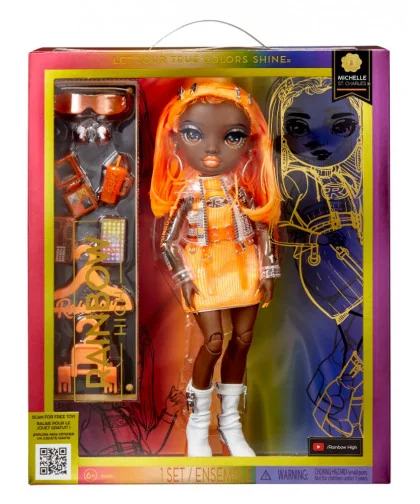 Rainbow High 583127 Fashion bábika Michelle St. Charles - séria 5