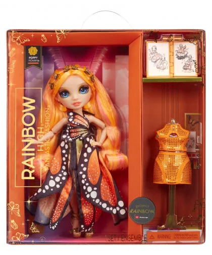 Rainbow High 587330 Fantastic fashion bábika - Poppy Rowan