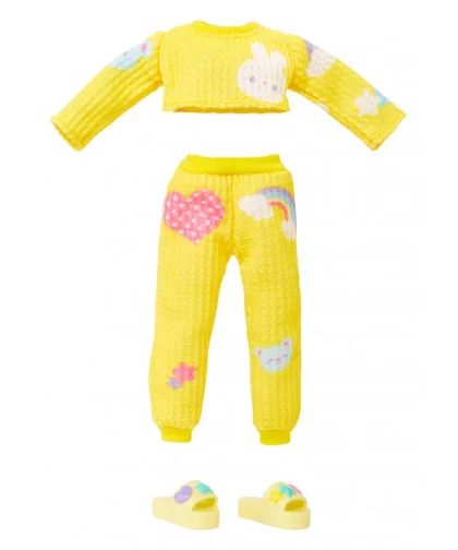 MGA 503682 Rainbow High Junior Fashion bábika v pyžamku - Sunny Madison