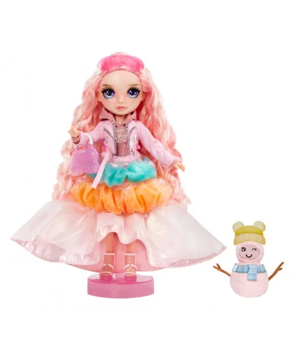 Rainbow High Zimná fashion bábika - Bella (Pink)