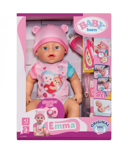 Zapf creation 834800 BABY born bábika Emma 43 cm