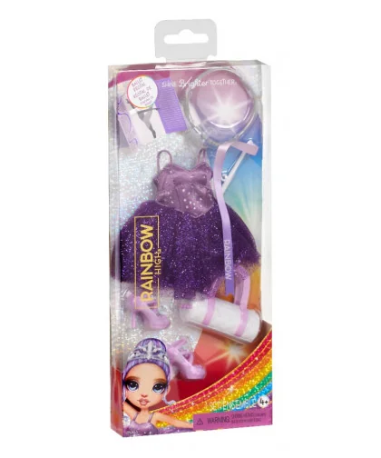 Rainbow High Fashion set - oblečok fialový (baletný recitál)