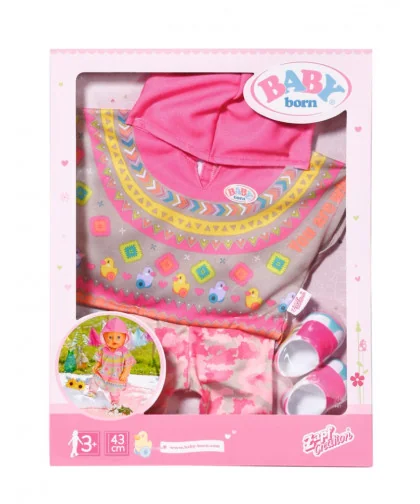 Zapf creation 830161 BABY born Súprava s pončom Deluxe, 43 cm