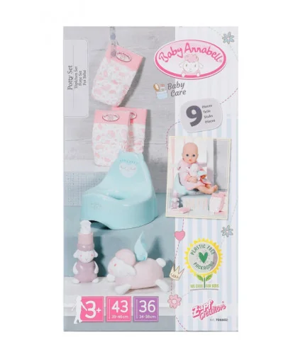 Zapf creation 706602 Baby Annabell Sada s nočníkom