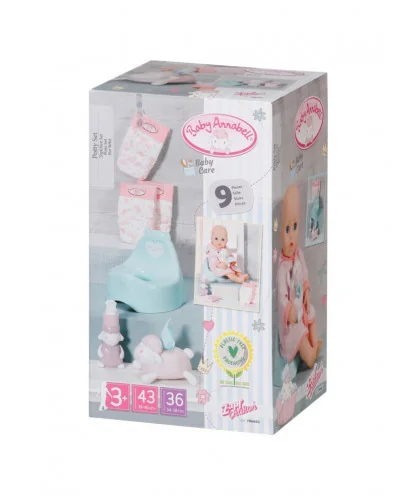 Zapf creation 706602 Baby Annabell Sada s nočníkom
