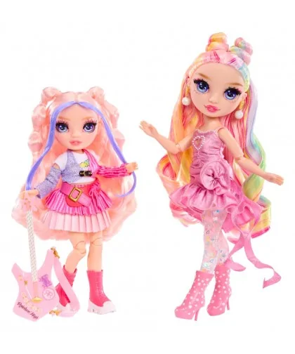 Rainbow High Junior Fashion bábika v rockovej kapele - Bella