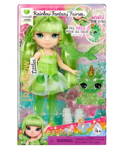 Rainbow High Malá sestrička víla - Emerald (Green)