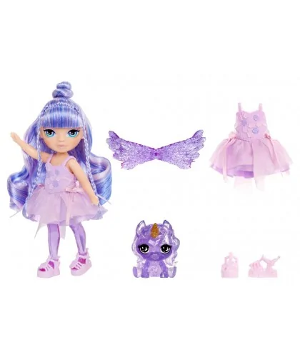 Rainbow High Malá sestrička víla - Amethyst (Purple)