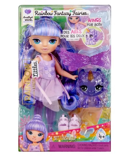 Rainbow High Malá sestrička víla - Amethyst (Purple)