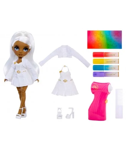 Rainbow High Air Brush bábika - šedé oči