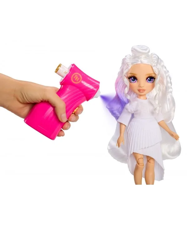 Rainbow High Air Brush bábika - fialové oči