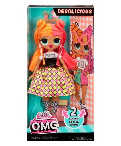 L.O.L. Surprise! OMG Veľká sestra, 2 outfity – Neonlicious