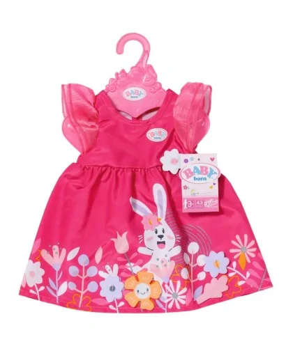 Zapf creation 832639 BABY born Šatočky s kytičkami, 43 cm