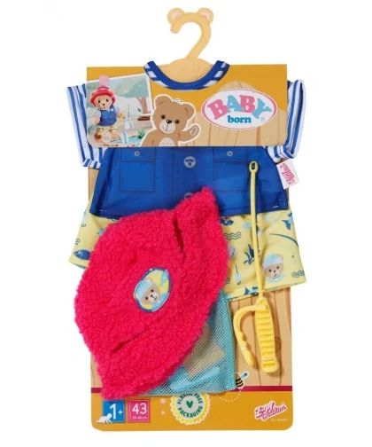 Zapf creation 835982 Medvedík BABY born Oblečenie na ryby