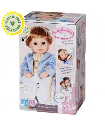 Zapf creation 707104 Baby Annabell Little Sweet Princ bábika 36 cm