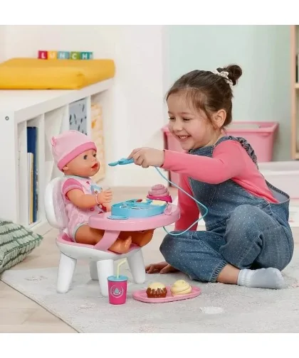 Zapf Creation 837009 Baby Born Jedálenská stolička so zvukmi