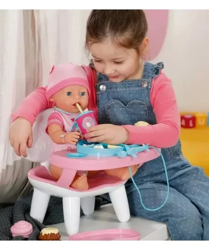 Zapf Creation 837009 Baby Born Jedálenská stolička so zvukmi