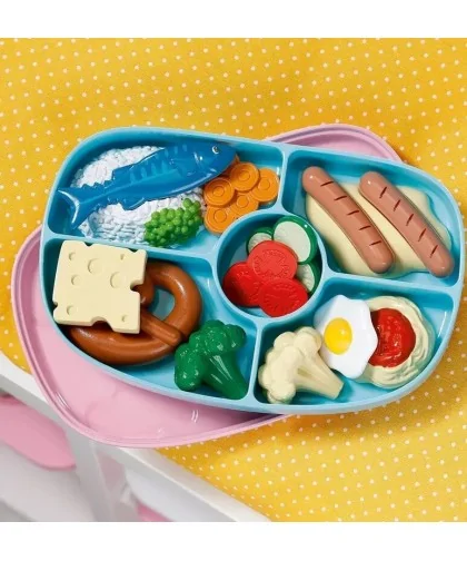 Zapf Creation 837009 Baby Born Jedálenská stolička so zvukmi