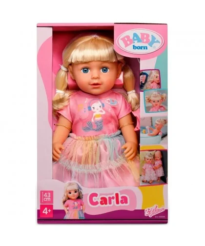 Zapf Creation 838006 BABY born bábika Carla 43cm