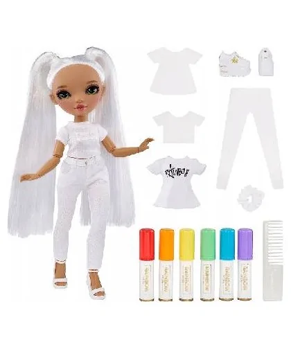 Rainbow High Fashion Doll Color & Create so zelenými očami