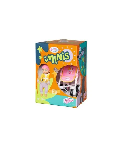 BABY born 906156 Minis Sada s kočíkom a bábikou