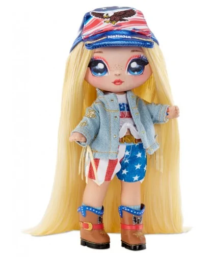 Na! Na! Na! Surprise Bábika a štýlová kabelka 2v1, séria 2 - Erika Feathert