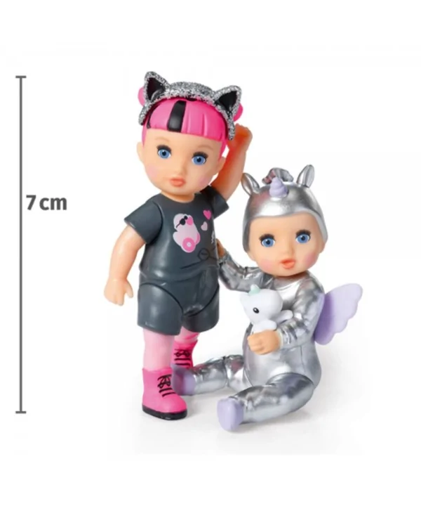 BABY born Minis Sada 2 bábik, Billie a Noah