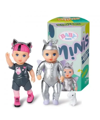 BABY born Minis Sada 2 bábik, Billie a Noah