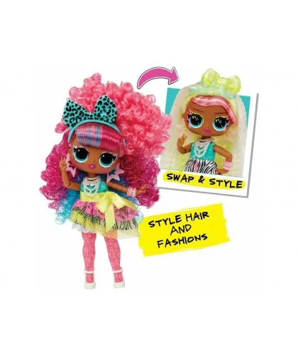L.O.L. Surprise! Swap Tweens bábika a mini Tweens česacia hlava - Cora