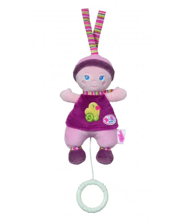 BABY born 821152 for babies Bábika s naťahovacou hudobnou skrinkou