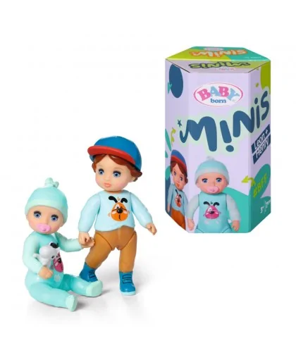 BABY born Minis Sada 2 bábik, Henry + Leon