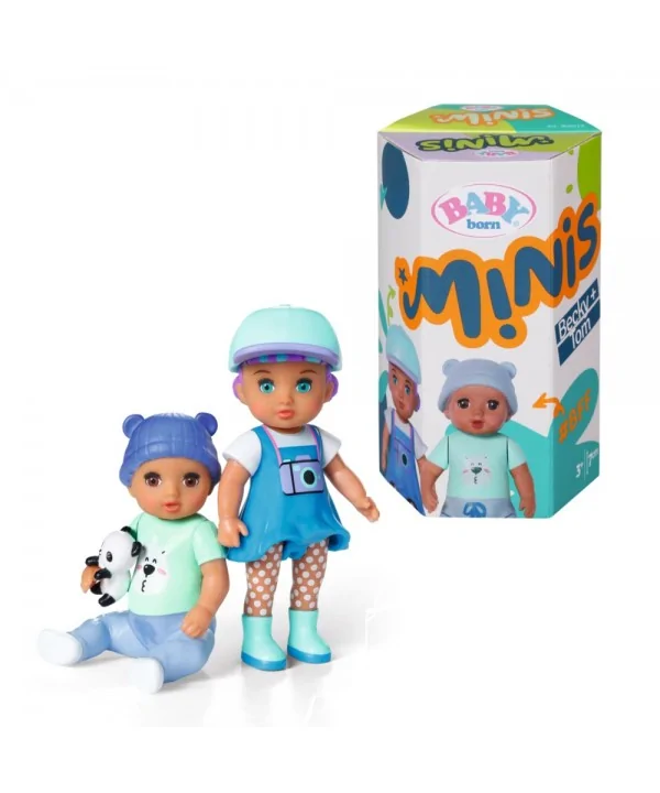 BABY born Minis Sada 2 bábik, Becky a Tom